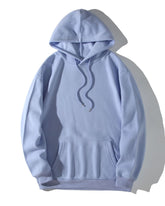 Pull à capuche doublé polaire grande taille pour l'automne